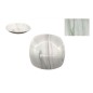 PLATO HONDO 21 CM CUADRADO MARMOL GRIS