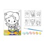 LIENZO PARA COLOREAR C/PINTURAS ACRILICAS+ PINCEL