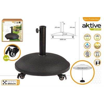 SOPORTE PARASOL CEMENTO C/RUE
