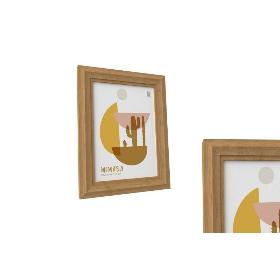 PORTAFOTO MDF MARRON 20X25 CM