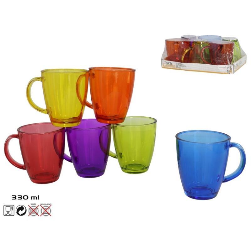 TAZA 33 CL ZUMETA COLOR CRISTAL