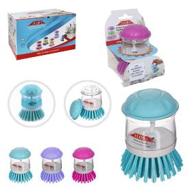 CEPILLO LAVAPLATOS CON DISPENSADOR