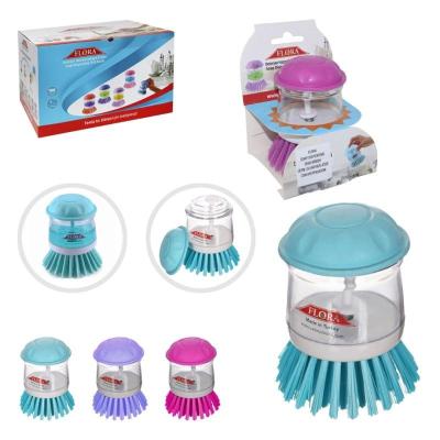 CEPILLO LAVAPLATOS CON DISPENSADOR