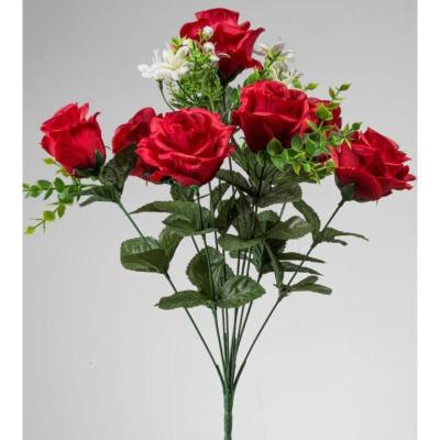 RAMO ROSA X9 48 CM ROJO