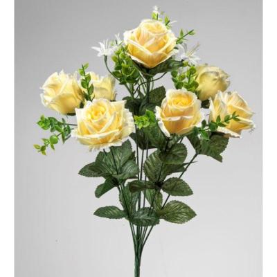 RAMO ROSA X9 48 CM AMARILLO