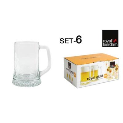 SET 6 JARRAS CERVEZA 28CL .ROYA