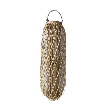 FAROL MIMBRE NAT 18*18*100 CM