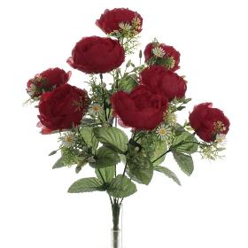 RAMO PEONIA MINI ROJO