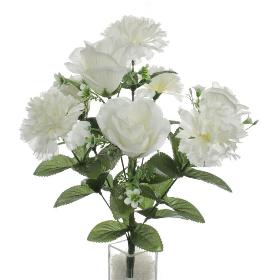 RAMO CAPULLOS CLAVEL BLANCO