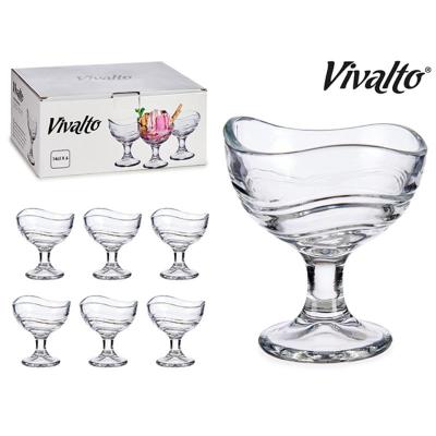 COPA HELADO FORMA ONDULADA 135 ML