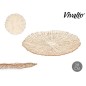 PLATO LLANO 28 CM AMBAR
