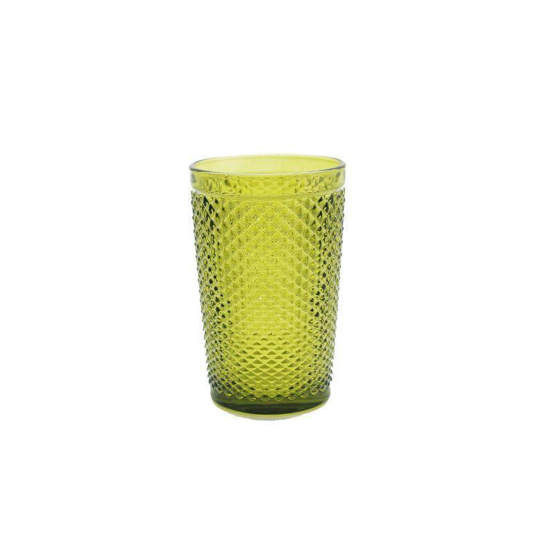 VASO CRISTAL VERDE 340 ML