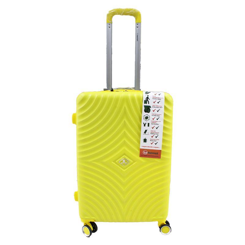 MALETA ABS 4 RUEDAS DOBLES 70X45X30 CM AMARILLO