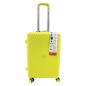 MALETA ABS 4 RUEDAS DOBLES 70X45X30 CM AMARILLO