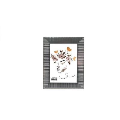 PORTAFOTO PVC 15*20 PLATA