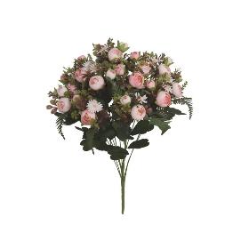 RAMO RANUNKULUS (A) X12 50 CM ROSA