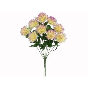 RAMO CRISANTEMO-MUM X9-45 CM MALVA