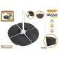 SOPORTE PARASOL 4 PZAS PLASTICO 48X48X7.5 CM