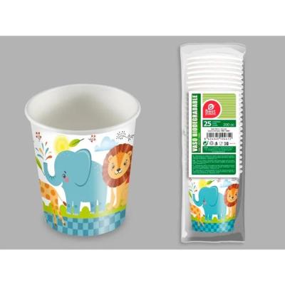 S/25 VASO DISEÑO ANIMALES 200 CC