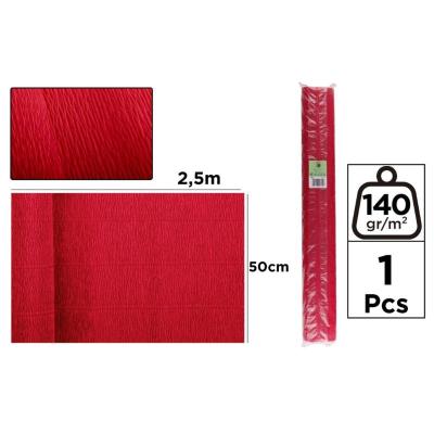 PAPEL CREPE FLORIST 140G.50*250 CM VRMELLON