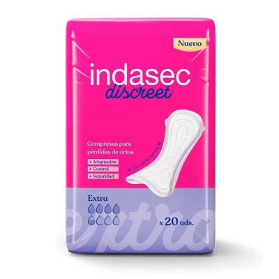 COMPRESA INDASEC DERMOSEDA DISCREET EXTRA 20 UD