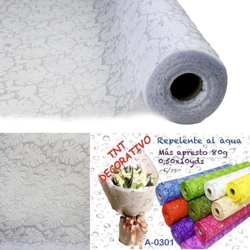 ENVOLTORIO MONSTERA REPELENTE AL AGUA 50CM BLANCO