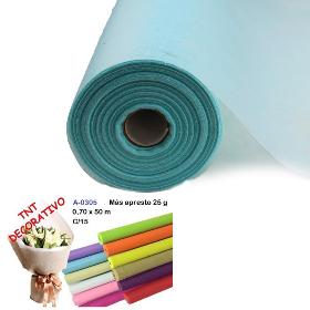 TNT, NON WOVEN 70 CM X 50 M CELESTE