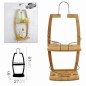 ESTANTERIA DE DUCHA BAMBU 27X16X61 CM