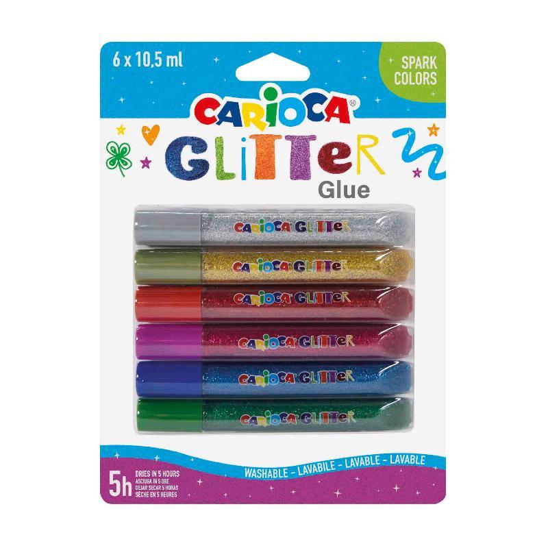 PEGAMENTO CON GLITTER SPARK 10.5 ML CARIOCA