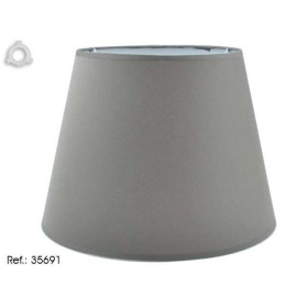 PANTALLA CONICA ANCHA 30CM.GRIS