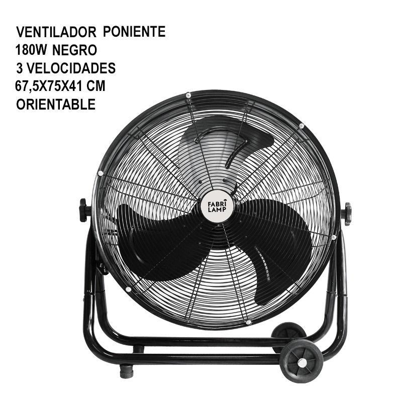 VENTILADOR INDUSTRIAL PONIENTE 180 W