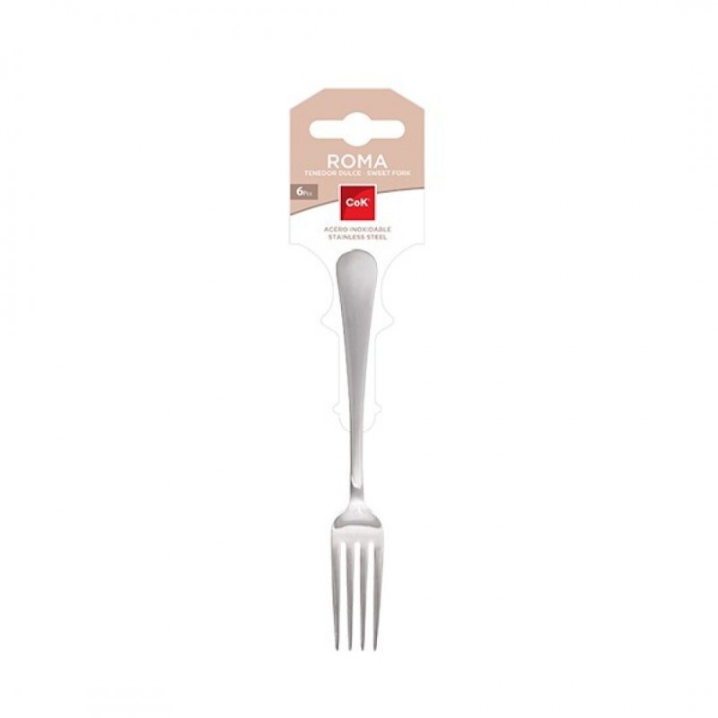 C6 COK TENEDOR DULCE ROMA 18% K20
