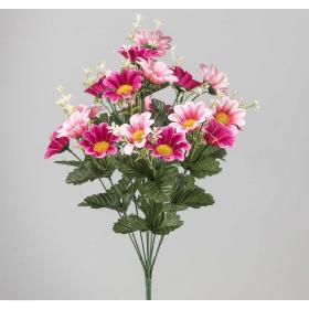 RAMO MARGARITAS X 10 45 CM ROSA