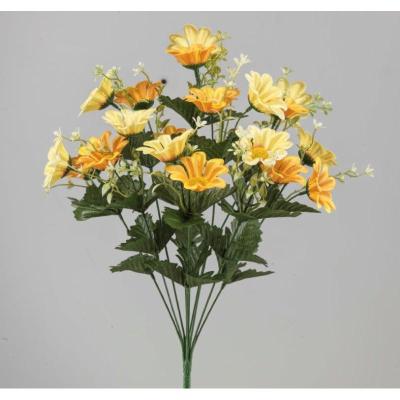 RAMO MARGARITAS X 10 45 CM AMARILLO