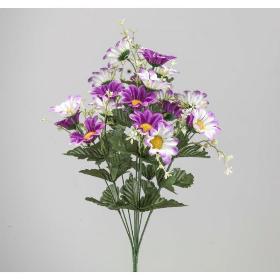 RAMO MARGARITAS X 10 45 CM LILA