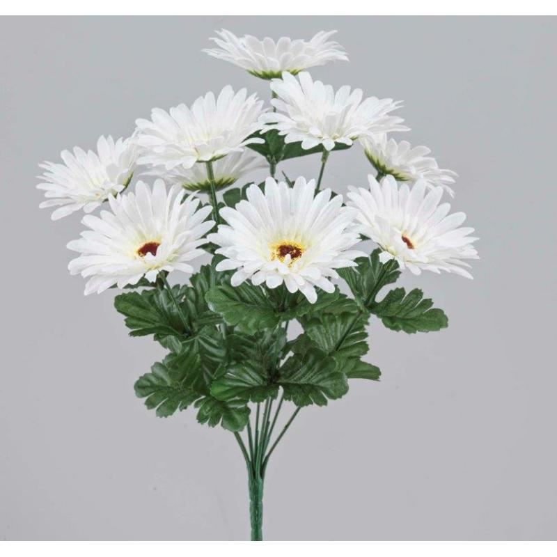 RAMO GERBERAS X9 40 CM CREMA