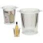 CUBITERA RAYADA PLASTICO TRANSPARENTE             