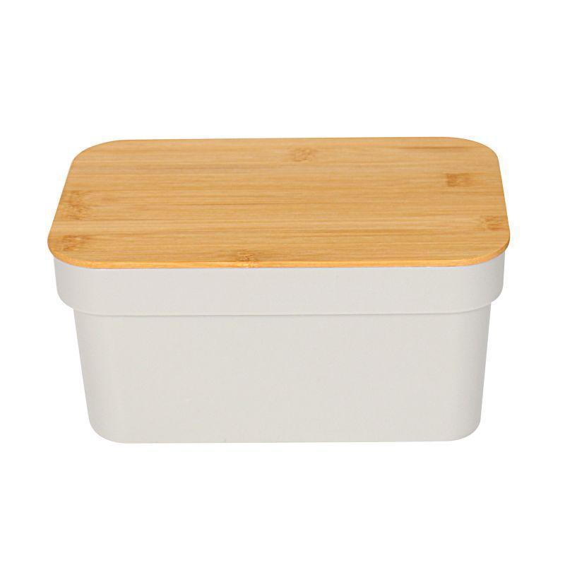 CAJA C/TAPA PVC BLANCO 27*18*13 CM