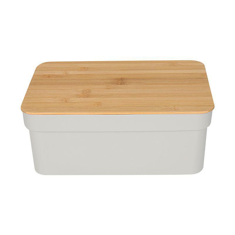 CAJA C/TAPA PVC BLANCO 36*27*14 CM