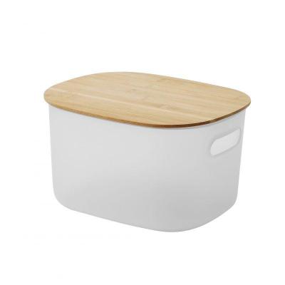 CAJA C/TAPA PVC BLANCO 27*23*16 CM