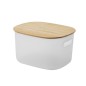 CAJA C/TAPA PVC BLANCO 27*23*16 CM