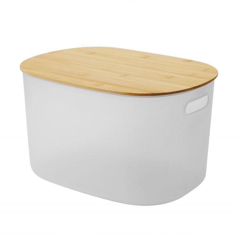 CAJA C/TAPA PVC BLANCO 39*29*23 CM