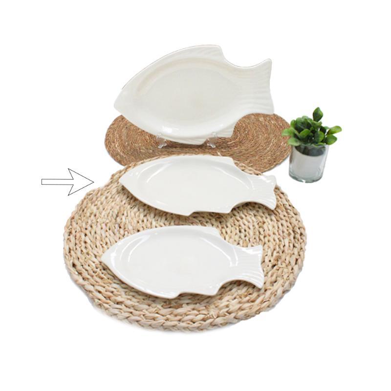 FUENTE PEZ BLANCO 30 CM