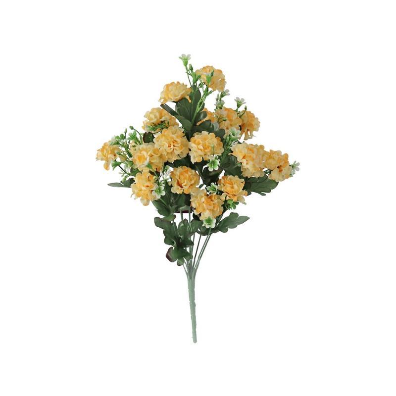 RAMO MINI CRISANTEMOS X10- 50 CM AMARILLO
