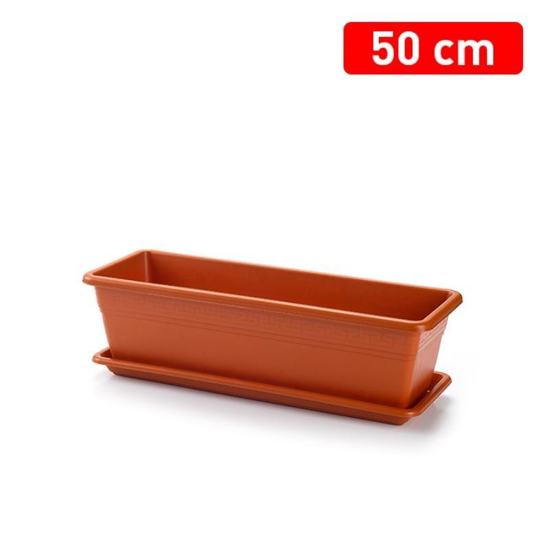 JARDINERA + PLATO 50 CM