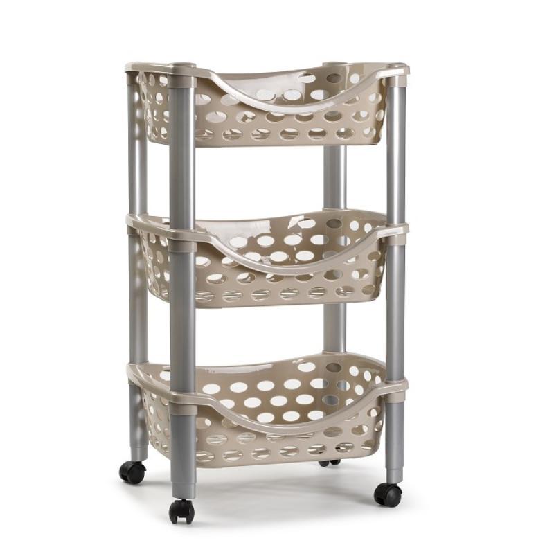 CARRITO AIRE 3 CESTAS MARRON