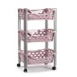 CARRITO AIRE 3 CESTAS ROSA PALO
