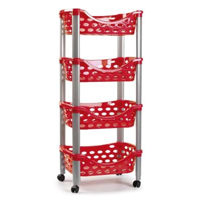 CARRITO AIRE 4 CESTAS ROJO