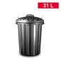 CUBO BASURA CITY 31 L NEGRO