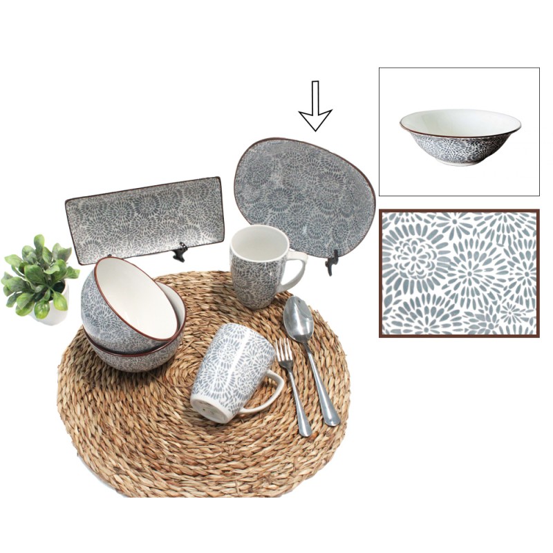 BOWL 18 CM CUADRADO DIS. 5